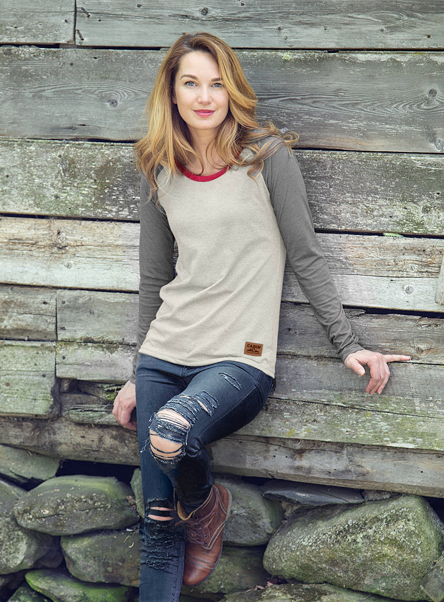 Women's Raglan Long Sleeve T-Shirt