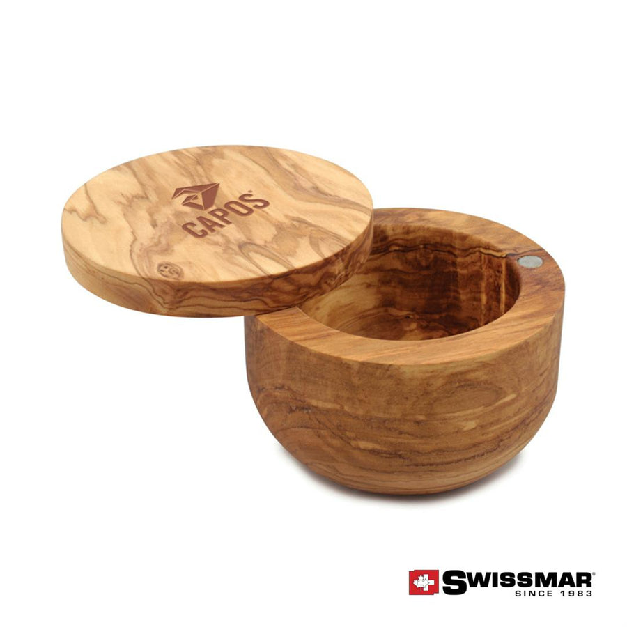 Swissmar® Siena Salt Keeper - Olive Wood
