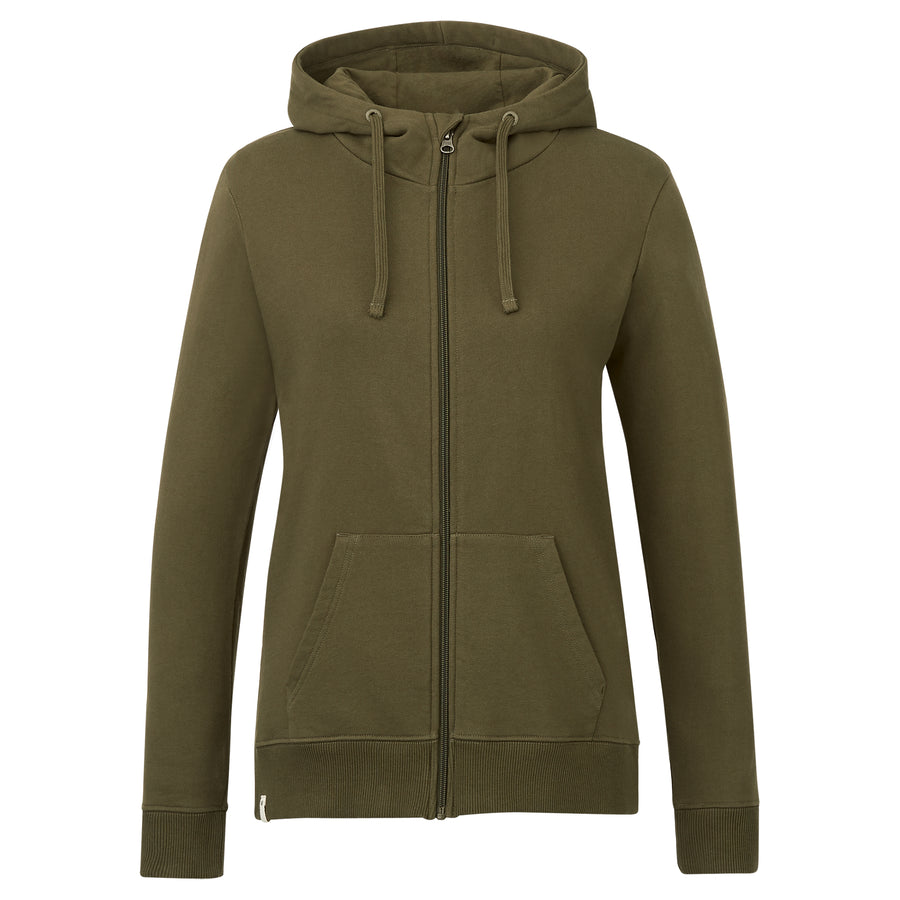 WOMEN'S TENTREE ORGANIC COTTON ZIP HOODIE