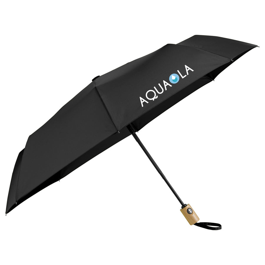 42" Recycled PET Auto Open/Close Folding Umbrella