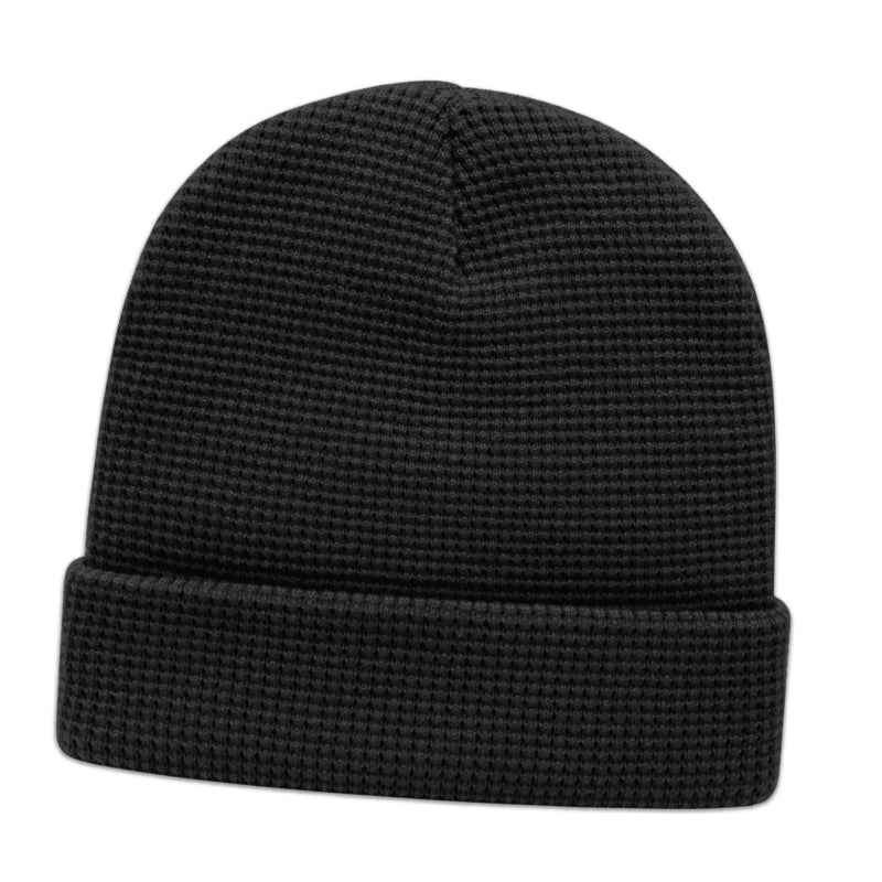 Waffle Knit Cap with Cuff