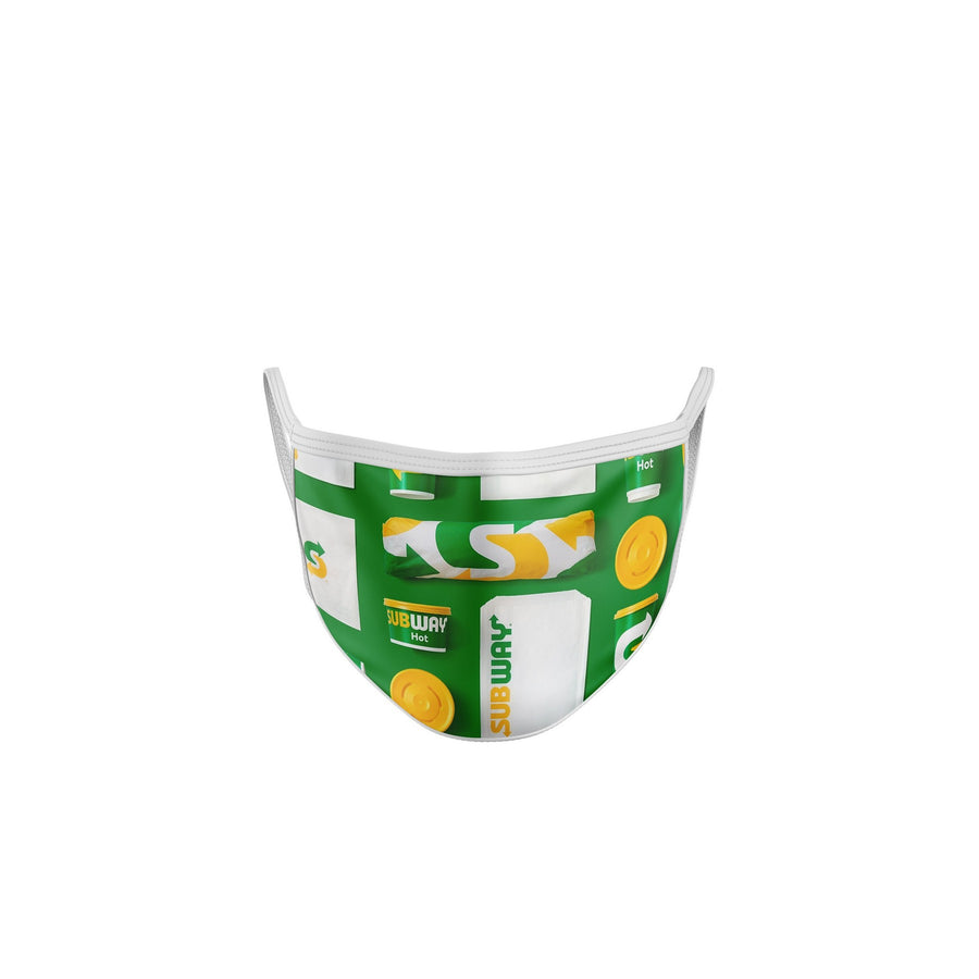 2 Ply Sublimated Polyester Mask with Filter Pocket - 250 Units with Full Color Print