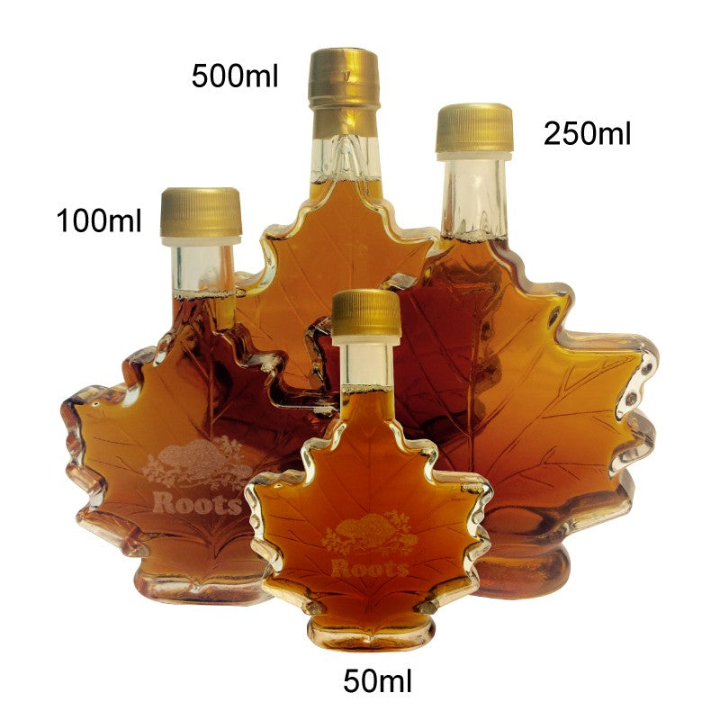 MAPLE SYRUP IN LEAF BOTTLE