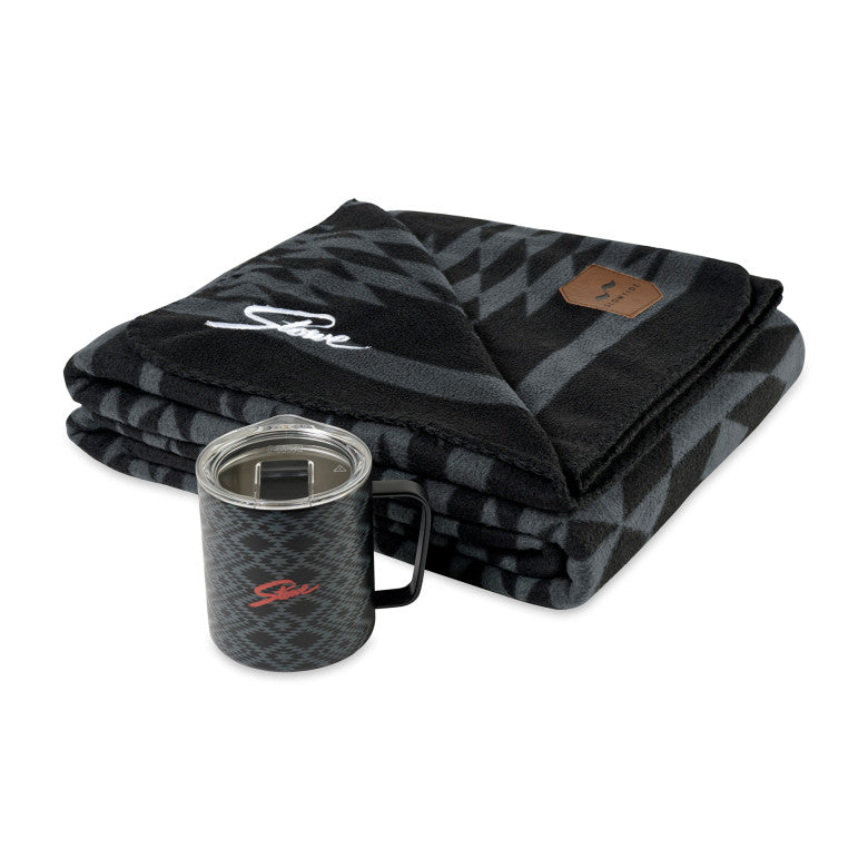 Special Edition MiiR® and Slowtide®  Camp Cup & Blanket Gift Set